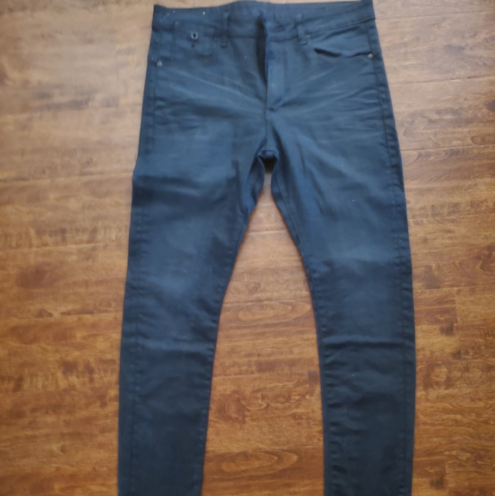 G RAW MENS JEANS 35/34 type C super slim